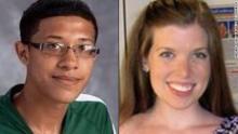 Beast Philip Chisolm with the young White math teacher Colleen Ritzer, whom he murdered. 